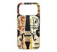 Abstract Cello String Instrument Folk Art Case for iPhone 17 Pro Max