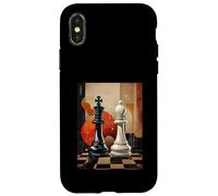 Abstract Chess King And Bishop Artistic Modern Board Game Case for iPhone X/XS