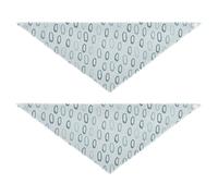 Abstract Circle Drawed Bold Lines Blue seasonal dog bandanas Adjustable Pet Scarf Cute Pet Holiday Set for Dogs Cats L