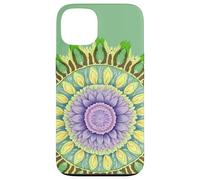 Abstract Circle Pattern With Floral Elements 2 Case for iPhone 13