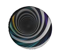 Abstract Circle Swirl Universal Tire Cover Replacement Oxford Fabric Waterproof Wheel Protector for SUV Truck RV Camper Dust Snow/Sun Protection