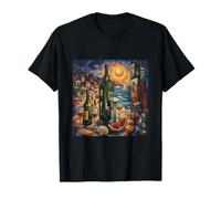 Abstract Coastal Harmony - Cubist Life T-Shirt