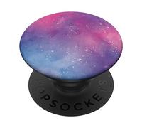 Abstract Color Pattern Design White Purple Blue Paint PopSockets Adhesive PopGrip