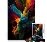 Abstract Color Splash Hard Jigsaw Puzzle for Adults 1000 Pieces Serene Game Creative Craft Real Challenge Perfect Decor (50x75cm)