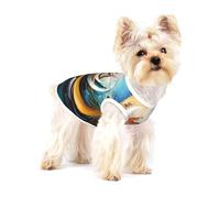 Abstract Color Swirl Premium Dog Tshirt - Soft 100% Cotton Ropa Para Perros, Perfect for Small to Medium Dogs, Stylish and Comfortable Shirts for Dogs S