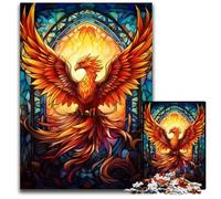 Abstract Colorful Phoenixx JigsawPuzzle 1000 Pieces for Adults Impossible Jigsaw Puzzles for Adults for Family And Friends Suitable for Ages 14 1000 PCS(75x50cm)