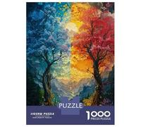 Abstract Colorful Tree 1000 Piece Jigsaw Puzzle Paper for Adults Artistic Style Jigsaw Puzzle for Family Relaxation Home Decor Gift 38x26cm/1000pcs