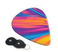 Abstract colors pattern Printed Guitar pick Guitar Plectrums for Acoustic Guitar Electric Guitar Bass Guitar - Guitar Accessories - 6 Pack 0.71mm