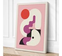 Abstract Composition in Canvas Wall Art Print 36x24 Inch (91 x 61 cm)