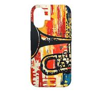Abstract Cornet Trumpet Folk Art Case for iPhone 17