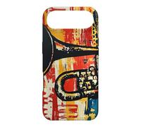 Abstract Cornet Trumpet Folk Art Case for iPhone Air