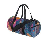 Abstract Cosmic Dust Planets Space Large Duffle Bag Gym Duffle Bag Trip Foldable