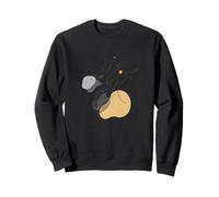 Abstract Cosmic Flow - Modern Space Art/Celestial Shapes Sweatshirt