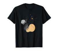 Abstract Cosmic Flow - Modern Space Art/Celestial Shapes T-Shirt