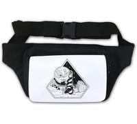 Abstract Cosmic Tower Nature Psychedelic Graphic Art Waist Bag Fanny Pack White