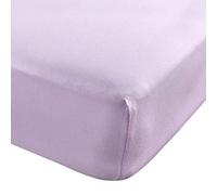 Abstract Cotton Crib Sheets - Fitted Crib Sheet for Standard Crib Mattress - Ultra Soft Crib Sheets for Boys Girls Baby - Universal - Snug Fitted - Cotton - 28"x52" (Solid Lavender)