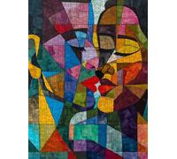 Abstract Couple Jigsaw Puzzle 6000 Piece, Puzzles for Adults 6000, The Impossible Challenge, Jigsaw Puzzle Games Classic Educational, Wooden Puzzles, for Home Wall Decoration Gift FNKL1-197