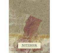 Abstract Cover Notebook: 120 Pages, Large 8.5x11 in Lined, Beautiful Gift Jurnal for Writing Secrets and Dreams, Good for School and Everyday Notes
