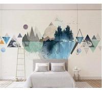 Abstract Creative Geometric Forest Flying Birds 3D Wallpaper Luxury Home Dining Decor Paste Sofa Living Room The Wall for Bedroom Mural-350cm×256cm