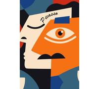 Abstract Cubism Art Journal: Picasso Inspired Face Illustration: 100 Pages of Lined Paper | 6x9 Inches | Artistic Matte Cover for Creative Writing & Note Taking Colorful Modern Art Portrait Notebook