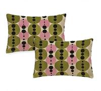 Abstract Cushions Waterproof Rectangular Cushion Covers 40x70 cm 2025 New 2 Pack Throw Pillow Covers Geometry Double Sided Printed Velvet Sofa Pillow Cases for Garden Patio Bench Autumn Decor z-1140