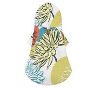 Abstract Dahlia Flowers Cute Cat Costume Dog Hoodie Pet Outfit for Small Medium Dogs Cats 2XL