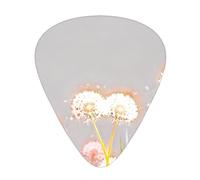 Abstract Dandelion Printed pick set - 12 pieces, thin, medium and thick guitar picks, suitable for guitar, bass, electric guitar and ukulele