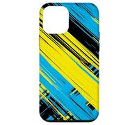 Abstract Diagonal Lines Bold Contrast Modern Graphic Case for iPhone 12 mini