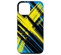 Abstract Diagonal Lines Bold Modern Graphic Design Case for iPhone 12 mini
