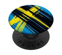 Abstract Diagonal Lines Bold Modern Graphic Design PopSockets Adhesive PopGrip