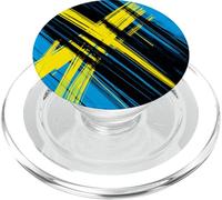 Abstract Diagonal Lines Bold Modern Graphic Design PopSockets PopGrip for MagSafe