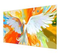 Abstract Diamond Art Angel Diamond Painting Kits Adults, 5D Cross Stitch Arts Crafts Pictures Full Drill Embroidery Square Crystal Kits for Adults Beginner, Women Hobbies Wall Decor 39.4x78.7in L#-886