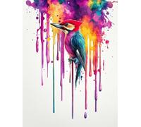 Abstract Diamond Art Kits Adults, 5D Diamond Painting with Round Full Drill, DIY Crystal Art Paintings Rhinestone Cross Stitch Kit, Dimond Arts and Crafts for Adults, Home Room Decor, 20x28 inch D-42