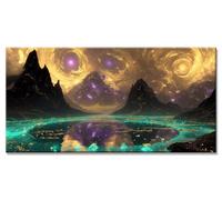 Abstract Diamond Art Kits Adults, 5D Starry Sky Diamond Painting Kit with Accessories, DIY Full Drill Crystal Art Cross Stitch Embroidery Pictures, Gem Arts and Crafts for Kids Decor 100x200cm y-1495