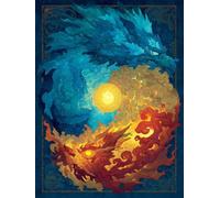 Abstract Diamond Art Kits Adults,5D Tai Chi Diamond Painting Kit for Beginner, DIY Crystal Art Crafts for Adults, Square Rhinestones Paintings Kits for Room Decor Gifts for Women 12x16inch -FZ2508469