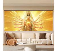 Abstract Diamond Art Painting, 5D Buddha Diamond Painting kit, Large 60x30cm/12x24in Dimond Art for Adults, DIY Crystal Art Gem Embroidery Crafts kits, Hobbies for Adults Women, Home Wall Decor 0R-39