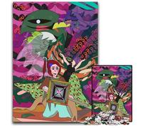 Abstract Digital Art with Female Figure Puzzles 1000 Pieces for Adults Impossible Jigsaw Puzzles for Adults for Family And Friends Suitable for Ages 1000 PCS(75x50cm)