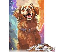 Abstract Dog Puzzles 500 Piece Puzzles Jigsaw Puzzles for Adults Educational Game Challenge Toy 500pcs (52x38cm)