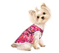Abstract dots Dog Shirt Vest Lightweight Stretchy - Soft Lightweight Breathable for Puppies Small Medium Dogs, Kitten, Cats,