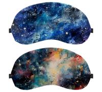 Abstract Dreamy Starry Sky Nights 2-Pack Light-Blocking Soft Breathable Sleeping Mask Eye Patch