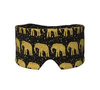 Abstract Elephant Pattern Print Adults Kids Soft Sleep Eye Ear Muffs Blackout Travel Nap Aid Home Office Camping