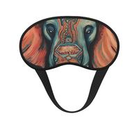 Abstract Elephant Sleep Mask for Women Men Soft Travel Eye Mask with Adjustable Straps Sleeping Eye Shade Cover for Travel Yoga Nap Sleeping