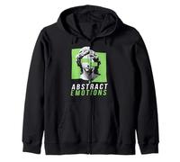 Abstract Emotions Art Streetwear Modern Surreal Zip Hoodie