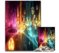 Abstract Energy Landscape Jigsaw Puzzles 1000 Pieces for Adults Challenging Puzzles Challenging DIY Brain Teaser for Teenagers 1000 PCS(75x50cm)