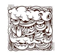 Abstract Ethnic and Culture Doodle in Wall Decals 67.2x67.5cm Art Decoration Coffee