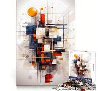 Abstract Expressionism 1000 Pieces Jigsaws Adults Puzzles Gifts Relax Game Accurate Cut Fun Challenge Perfect Decor (38x26cm)