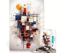 Abstract Expressionism 1000 Pieces Jigsaws Adults Puzzles Gifts Relax Game Accurate Cut Fun Challenge Perfect Decor (38x26cm)