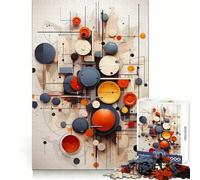 Abstract Expressionism Art 1000 Pieces Puzzles for Adults Relax Game Tension Relief Fun Challenge Birthday Surprise (50x75cm)