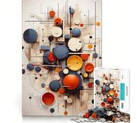 Abstract Expressionism Art Puzzles for Adults 1000 Puzzles Clear Logic Tight Joint Fun Activity Christmas Idea (38x26cm)
