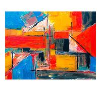 Abstract Expressionism Painting Art Print Canvas Premium Wall Decor Poster